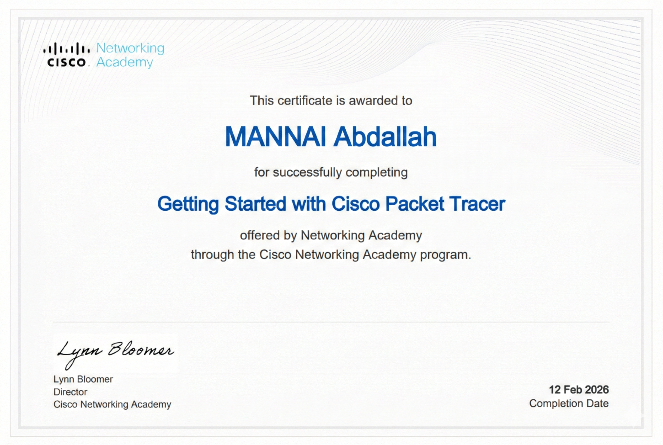 Cisco Packet Tracer